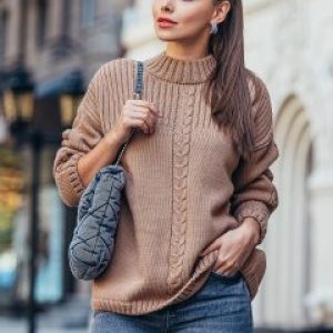 купить Свитер Dressa 50207 42-48 Коричневый (2000405616279_D)