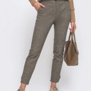 купить Брюки Dressa 50574 54 Серые (2000405626131_D)