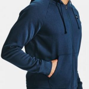 купить Толстовка Under Armour UA Rival Fleece Fz Hoodie 1357111-408 M Синяя (194512206224)
