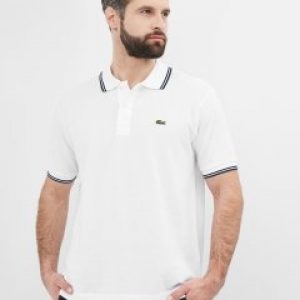 купить Поло Lacoste PH2384-522 XL (T6) White/Navy Blue (3665926016954)
