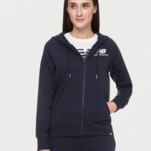 купить Толстовка New Balance Essentials Fz WJ03530ECL S Синяя (194389396615)