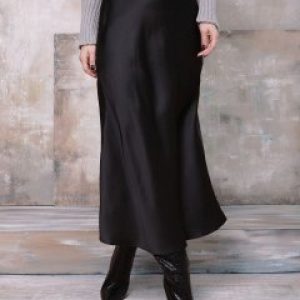 купить Юбка ISSA PLUS 12355 S Черная (issa2000686047427)
