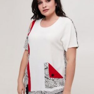 купить Туника All Posa Эльвира 100613 62 Белая