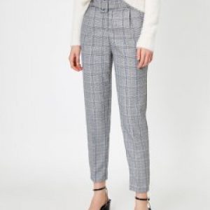 купить Брюки Koton 0YAK42698RW-51T 42 Marine Check (8682361052830)