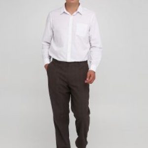 купить Брюки C&A 2082245_клетка 42 Темно-коричневые (KZ2000001077344)