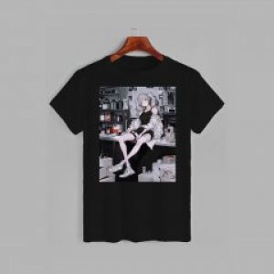 купить Футболка Likey Аниме Тян M150-0701 XXL Черная (2000001030196)