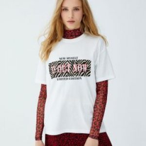 купить Футболка Pull & Bear 5244/377/805 L Белая (05244377805041)