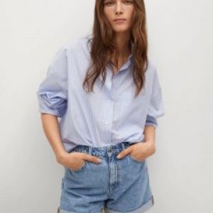 купить Джинсовые шорты Mango 17070106-TM 36 Синие (8445306835215)