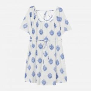 купить Туника для беременных H&M 0708495001 M (170/96А) Белая с синим (ST2000000831281)