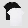 купить Футболка Calvin Klein Jeans 2 Pack Slim T-Shirt J30J315194-0GJ M 2 шт Bright White/Black Beauty (8719852259017)