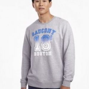 купить Свитшот Saucony Rested Crew 800257-LGH XL Light Grey Heather (194917740590)