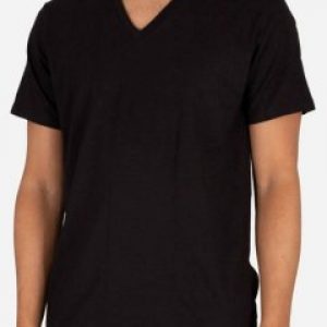 купить Футболка Calvin Klein Underwear S/S V Neck NB4012A-001 L 3 шт Black (8719855035700)