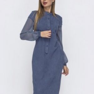 купить Платье Dressa 51072 46 Голубое (2000405653908_D)