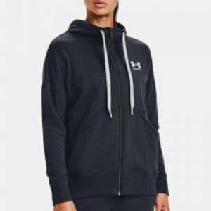 купить Толстовка Under Armour Rival Fleece FZ Hoodie 1356400-001 XL Черная (194511807156)