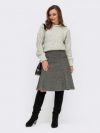 купить Юбка Dressa 55587 52 Серая (2000405811476_D)