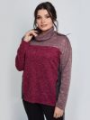 купить Туника All Posa 100974 58 Бордовый/Розовый/Серый (100974_58)