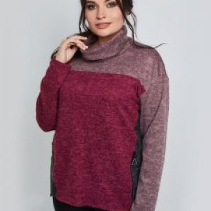 купить Туника All Posa 100974 58 Бордовый/Розовый/Серый (100974_58)