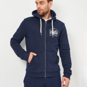 купить Толстовка Superdry Script Style Col Ziphood M2011451A-09S XL Nautical Navy (5057847386021)
