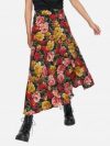 купить Юбка Stradivarius 4704/182/146 S Черная в цветочный принт (04704182146025)