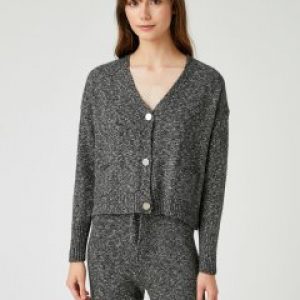 купить Кардиган Koton 2KAK92741HT-045 S Antrasit (8682660000693)