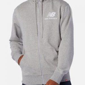 купить Толстовка New Balance Essentials Brush Fleece FZ MJ03580AG XL Серая (194768273926)