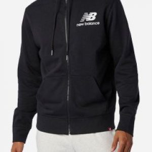 купить Толстовка New Balance Essentials Brush Fleece FZ MJ03580BK XXL Черная (194768274008)
