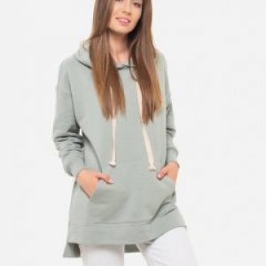 купить Худи ROZA 210509 XL Серое с зеленым (4824005629969)