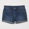 купить Шорты джинсовые H&M 0398089-5 36 Темно-синие (2000001544792)