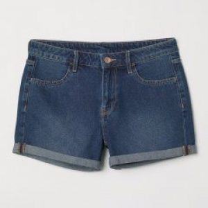 купить Шорты джинсовые H&M 0398089-5 36 Темно-синие (2000001544792)