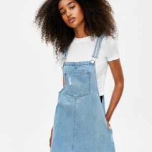 купить Сарафан джинсовый Pull & Bear 5638/304/406 S Голубой джинс (SZ05638304406027)