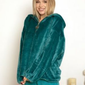 купить Толстовка ISSA PLUS 12989 XXL Бирюзовая (issa2007682136964)