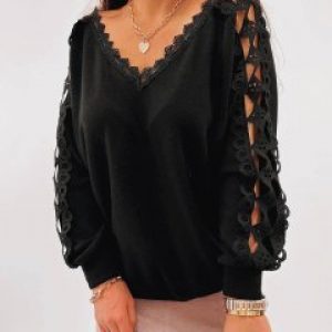 купить Пуловер Miss Elegant 377 54-58 Черный (4821000093702)