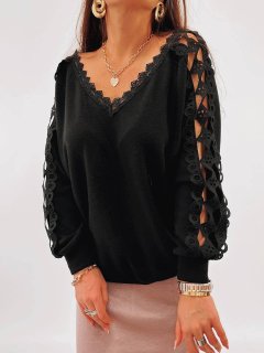 купить Пуловер Miss Elegant 377 54-58 Черный (4821000093702)