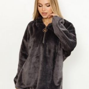купить Толстовка ISSA PLUS 12989 3XL Серая (issa2007682137060)