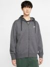 купить Толстовка Nike M Nsw Club Hoodie Fz Bb BV2645-071 S Темно-серая (193147702682)