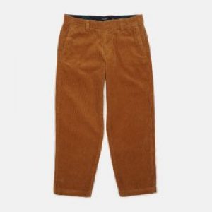 купить Брюки вельветовые Pull & Bear 9680/519/707 38 Горчичные (09680519707389)