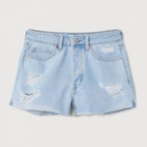 купить Шорты джинсовые H&M 812-612481 42 Голубые (hm03316980498)