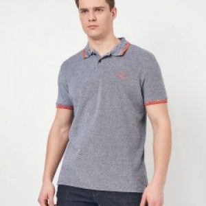 купить Поло Tom Tailor 1016150 L Меланж с синим (4063421041461)