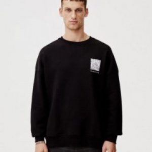 купить Свитшот Pull & Bear 9596/538/800 S Черный (09596538800027)