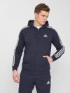 купить Толстовка Adidas M 3S Ft Fz Hd GK9033 S Legink/White (4064045264595)