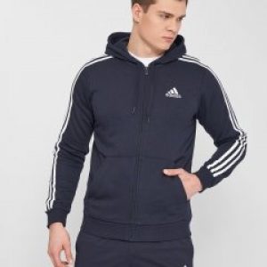 купить Толстовка Adidas M 3S Ft Fz Hd GK9033 S Legink/White (4064045264595)