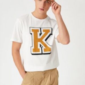 купить Футболка Koton 2YAM11172OK-001 3XL Молочная (8682661226979)