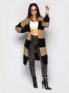 купить Кардиган Larionoff Brooklyn 42-46 Кэмэл с черным (Lari2000405620535)