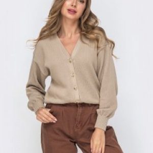 купить Кардиган Dressa 49628 48-50 Бежевый (2000349040024_D)