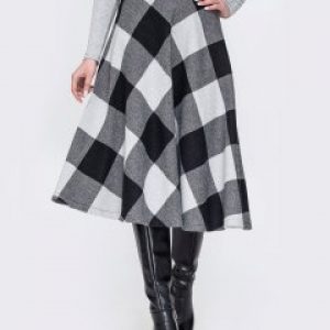 купить Юбка Dressa 52685 48 Серая (2000405698497_D)