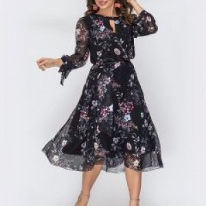 купить Платье Dressa 44224 52 Черное (2000005545634_D)