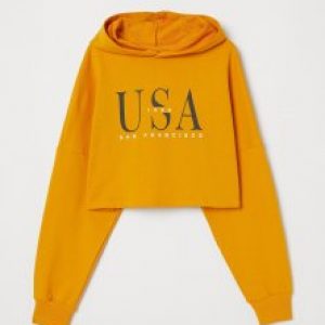 купить Худи H&M 70094692 S Темно-желтое (PS2000000875620)